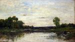 欧洲12-19世纪油画四_DAUBIGNY, Charles-Francois View on the Oise